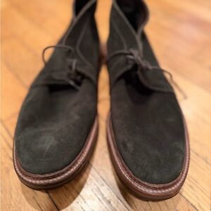 Alden Men's 10 B/D Hunting Green Dark Suede Chukka Boots